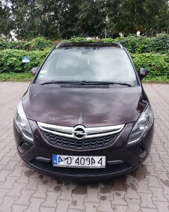 Opel Zafira cena 36000 przebieg: 245000, rok produkcji 2015 z Szczecin małe 379